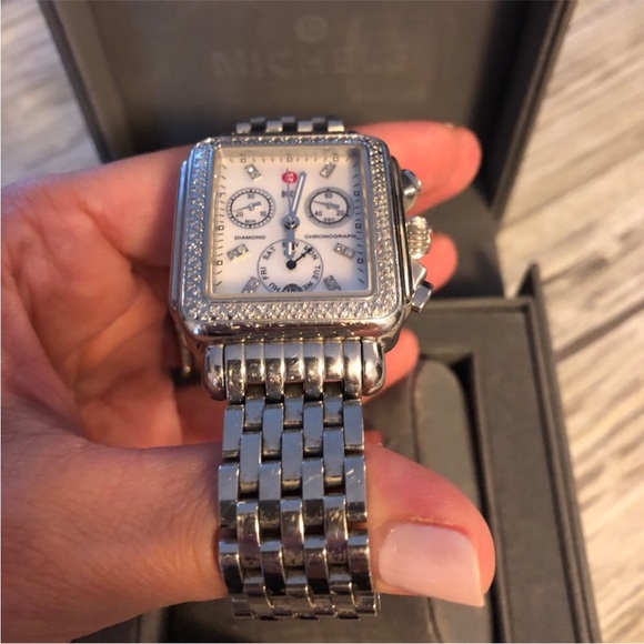 Michele deco diamond watch - Picture 2 of 4